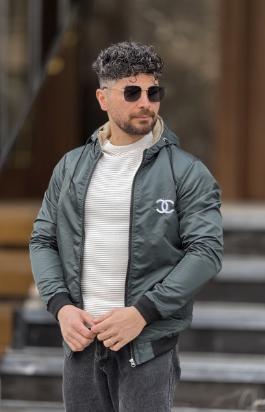 سویشرت سبز تیره