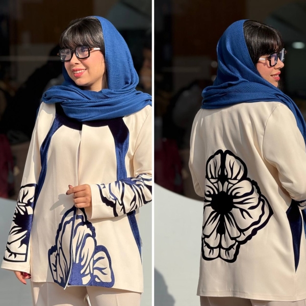 کت مازراتی پشت گل دار