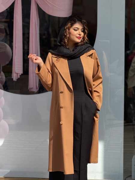 مانتو بلند 6دکمه الشن