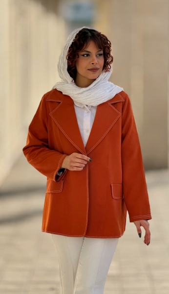 کت مازراتی یقه دوخت شده