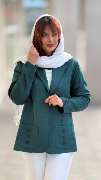 کت جیب شیش دکمه