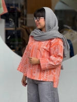 کت ژاکارد پشت بلند