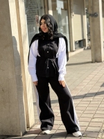 مانتو آستین سفید