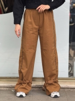شلوار بغل خط قهوه ای