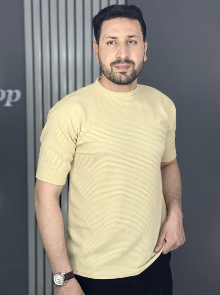 تیشرت بیسکویتی کرم