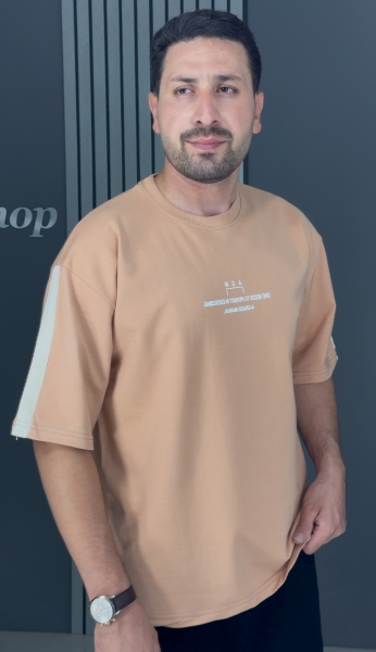 تیشرت ماکان لش نسکافه ای