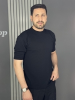 تیشرت بیسکویتی مشکی