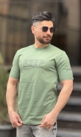 تیشرت طرح keep صدری