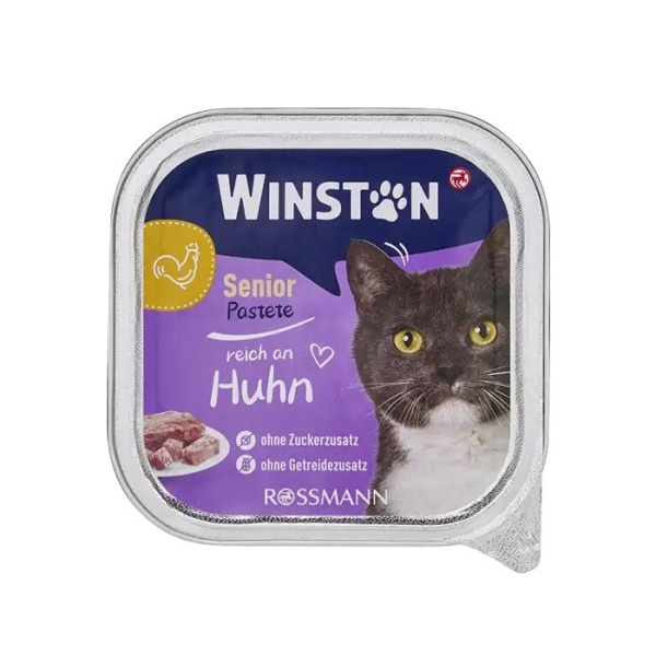 ووم گربه سینیور وینستون با طعم مرغ 100gr