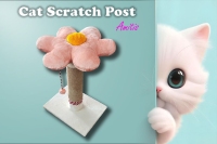 اسکرچر درختی گربه طرح گل مدل آمیتیس