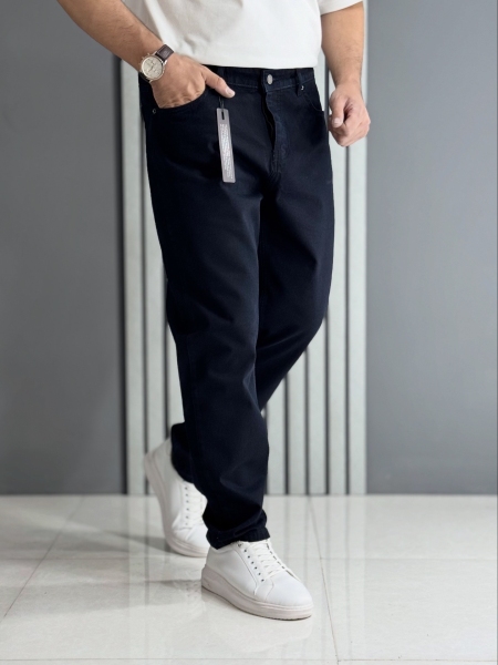 شلوار مام فیت مشکی ( قد 100 سانت )