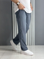 شلوار مراکشی میله ای طوسی تیره