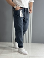 شلوار مام فیت طوسی تیره ( قد 100 سانت )