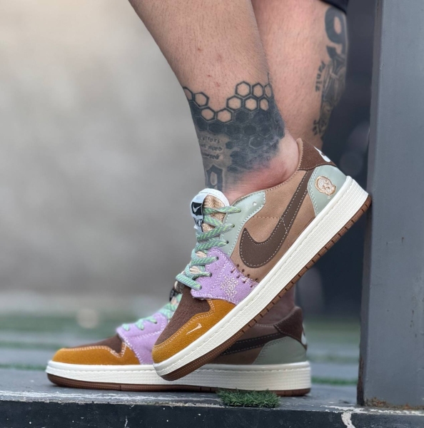 کتونی دراگون جردن خردلی یاسی