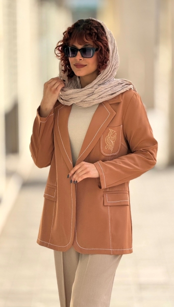 کت مازراتی جیب گلدوزی