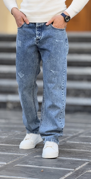 بگ جین آبی کد 589