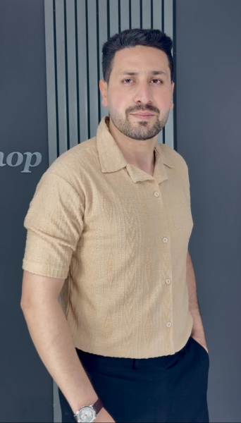 پیراهن مراکشی طرح ژاکارد کرم