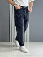 شلوار جین مام استایل ذغالی ( قد 100 سانت )