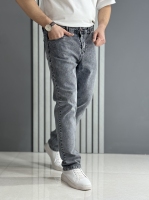 جین راسته ذغالی طوسی ( قد 106 سانت )