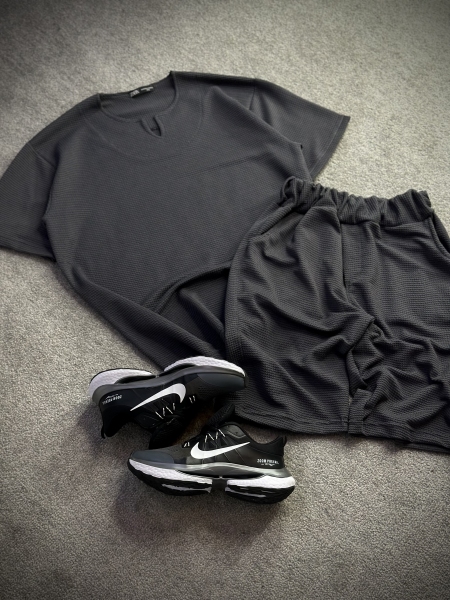 ست بیسکویتی تیشرت شلوارک