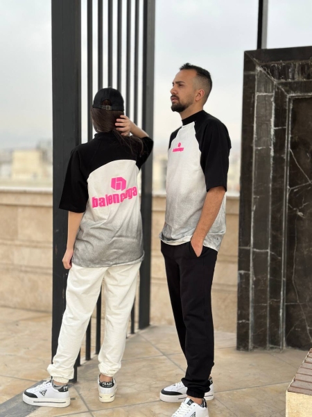 تیشرت بالنسیگا دو رنگ