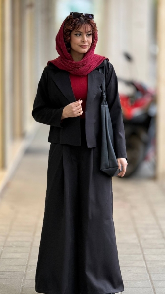 کراپ شلوار شافل مازراتی