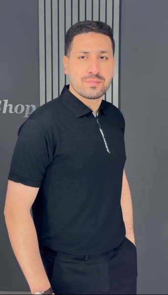 مراکشی نیم زیپ مشکی