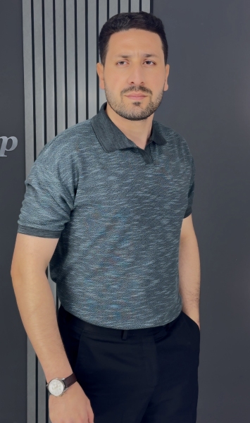 تیشرت اولدمانی پارچه وارداتی سبز