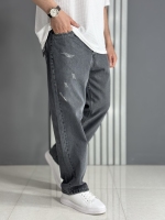 شلوار جین بگ ذغالی