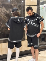 ست تیشرت شلوارک کلاهدار