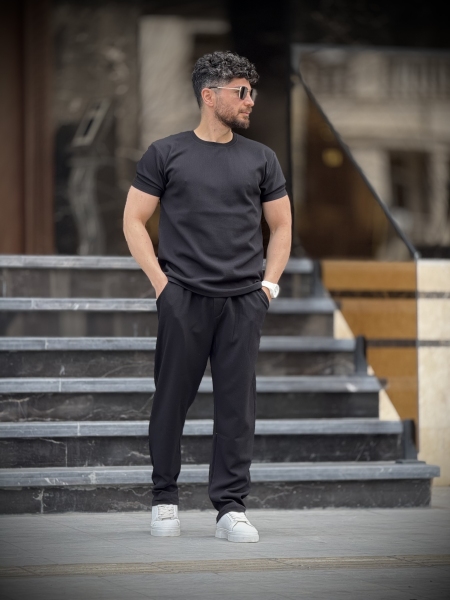 ست مراکشی تیشرت شلوار مشکی