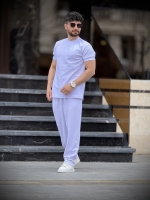 ست مراکشی تیشرت شلوار سفید