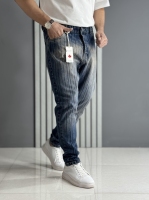 شلوار مام فیت آبی کاستوم ( قد 100 سانت )