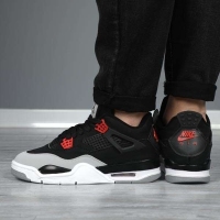 کتونی جردن4 مشکی قرمز