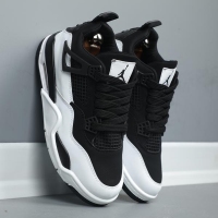 کتونی جردن4 سفید مشکی