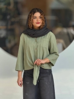 شومیز گره ای تک جیب