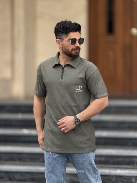 تیشرت نیم زیپ بان صدری