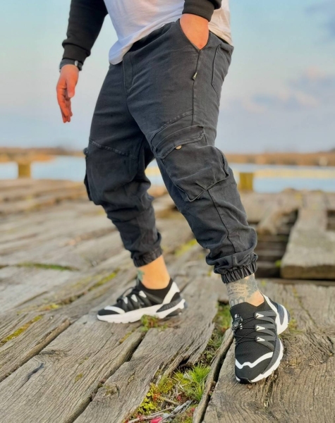 شلوار اسلش شش جیب NIKE ذغالی روشن