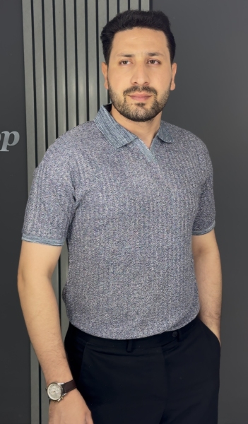 تیشرت اولدمانی پارچه وارداتی بنفش