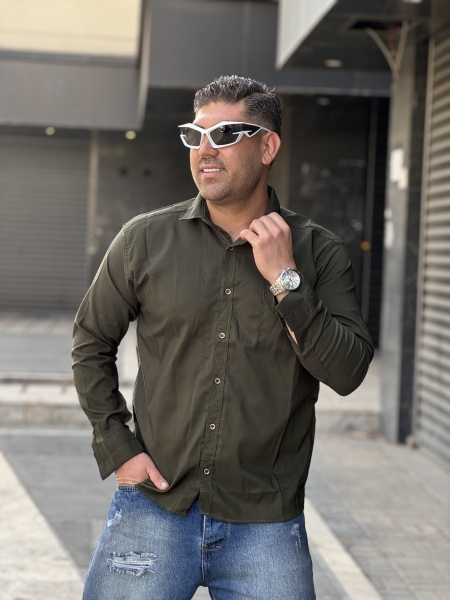پیراهن کلاسیک پارچه ای پیراهن مردانه