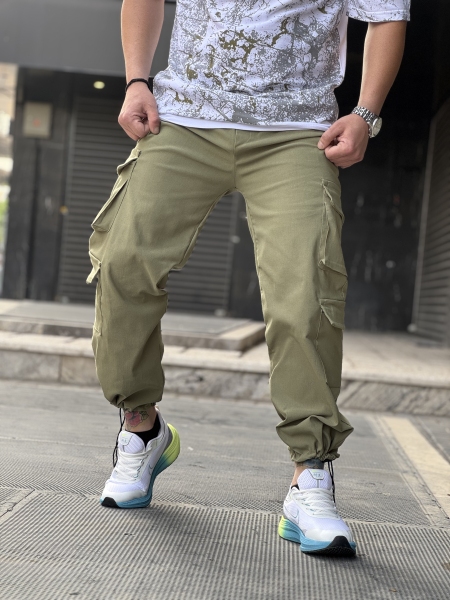 شلوار اسلش (کارگو 2کاره دمپا استوپر دار)