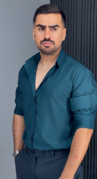 پیراهن دوشین کله غازی روشن