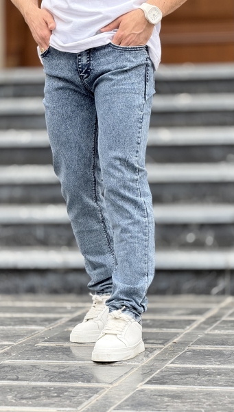 جین راسته آبی روشن کد 677