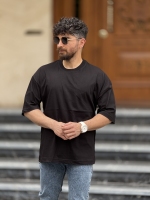 تیشرت بیسیک قواره آزاد مشکی