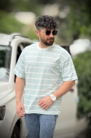 تیشرت پارچه بوکله پاستیلی سفید