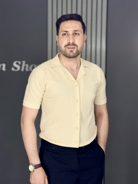 پیراهن مراکشی کرم