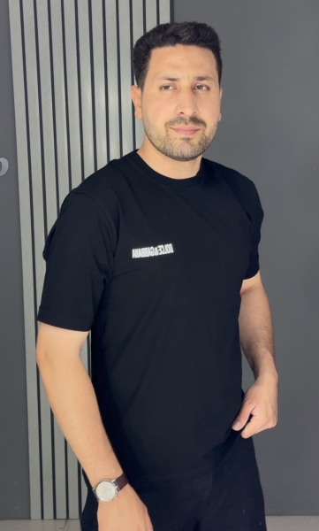 تیشرت نخ پنبه مشکی dolce & gabbana