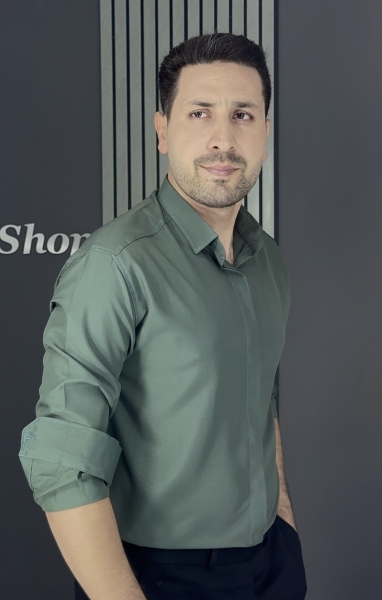 پیراهن دوشین آستین بلند سبز یشمی