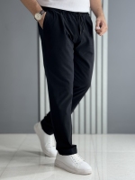 شلوار استرایت لینن مشکی ( قد 103 سانت )