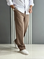 شلوار بگ مازراتی (کمر اولدمانی / پشت کمر کش ) موکایی